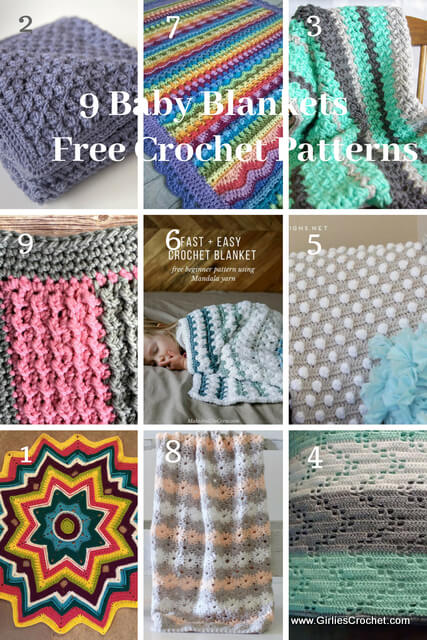 9 Crochet Baby Blanket