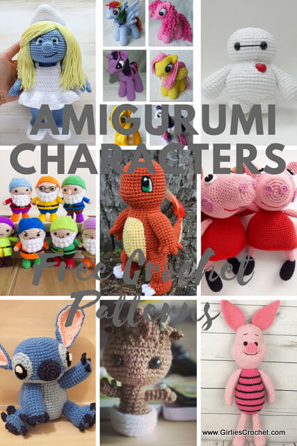 Free crochet patterns: Amigurumi Characters