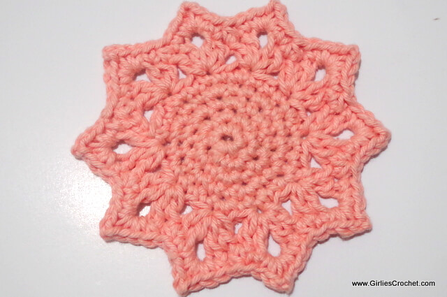 Free crochet pattern- Anne Crochet Coaster
