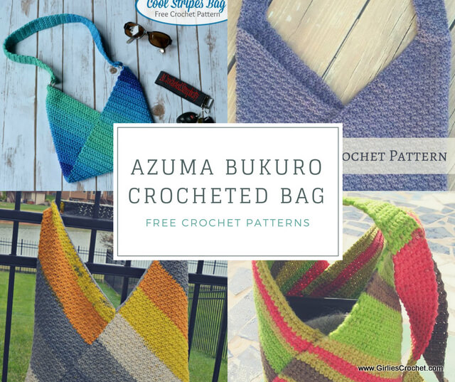 Free crochet patterns: Azuma Bukuro Crocheted Bag