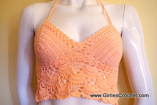 bea crop top, free crochet pattern, photo tutorial, easy, thread, summer, beach