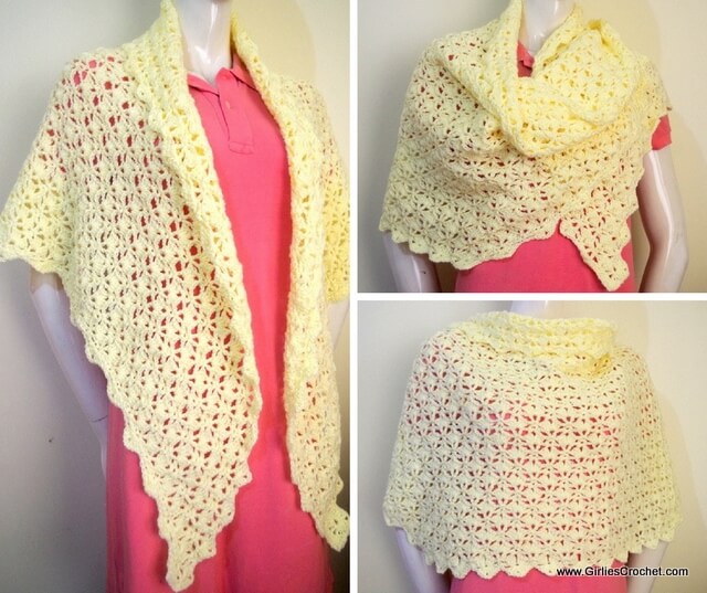 free crochet pattern, carol prayer shawl
