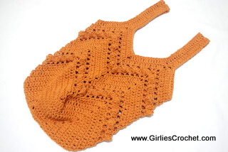 Free crochet pattern : Chevron Summer Bag