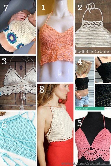 crochet Shell Top free pattern  Crochet tops free patterns, Crochet crop  top pattern, Crochet clothes