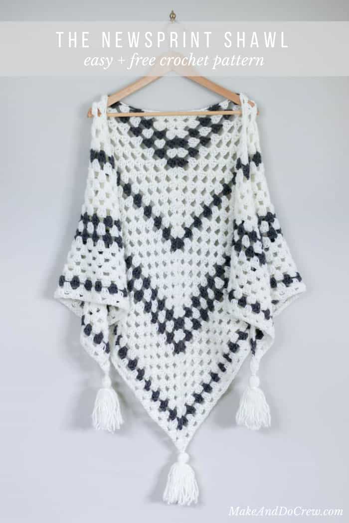 Modern Crochet Granny Shawl