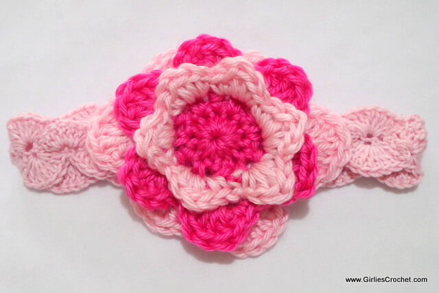 phoebe free crochet headband pattern