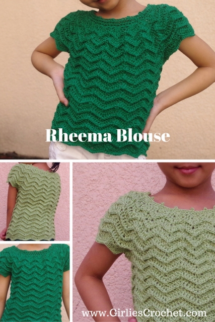 Rheema Blouse - Free Crochet Pattern with photo tutorial in each step