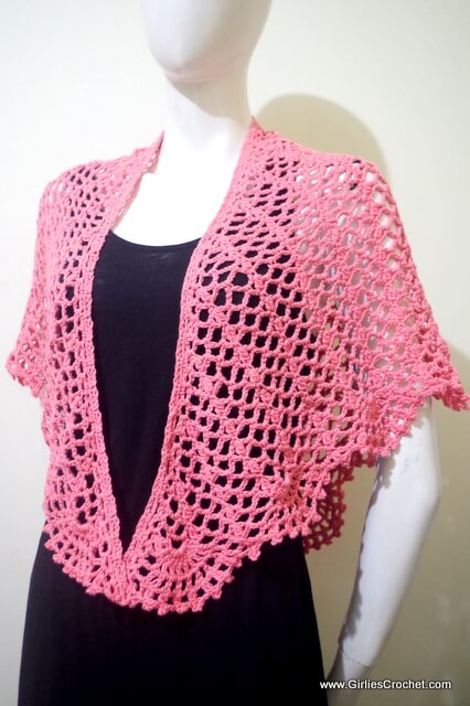 Free crochet pattern: Wendy Summer Shawl