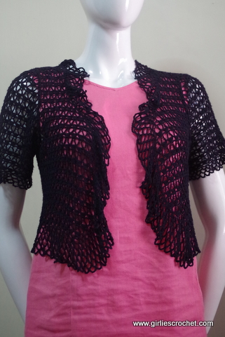 thread crochet bolero