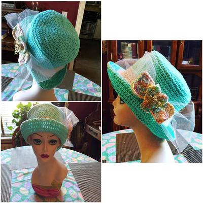 Crochet Derby Hat