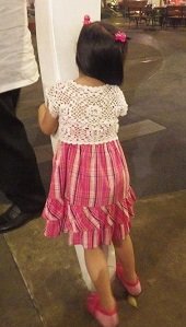 kid's crochet bolero, shrug