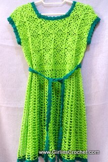 kelly summer dress toddler, free crochet pattern, thread, easy, shell st