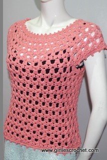 lea blouse, free crochet pattern, easy, crochet top, pattern for beginners, jacket, vest