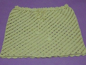 Crochet Cover-up Skirt Tutorial