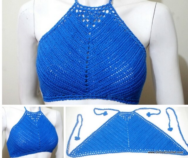 free crochet pattern, Rheema Halter Top 3